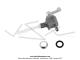 Robinet  essence mtal avec rserve - 10x100 - OMG - Sortie arrire - adaptable sur Mobylette Motobcane / MBK 51
