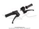 Kit poigne de gaz (acclrateur) + leviers de freins + leviers starter et dcompresseur pour Mobylette Peugeot 103 SP MVl Vogue ancien modle