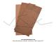Pochette de 3 Feuilles 475 x 210 mm papier lige nitrile 100 - 1 feuille de chaque paisseur