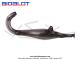Corps de pot d'chappement BIDALOT - Racing Rplica - pour Mobylette Motobcane / MBK 51 / 88 (AV7 / AV10)
