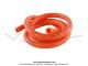 Durite essence - PVC - Orange Opaque - 4 x 7.5 - PAVSE France (le mtre)