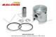 Piston complet Malossi - 45.5mm - 70cc - Lettre B - axe de 13mm -  2 segments chroms pour kits Malossi pour Mobylettes Motobcane / MBK 51 (AV10)