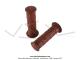 Poignes de guidon  306  PVC - Marron - 22/24 - PAVSE FRANCE (la paire)