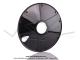 Flasque (Enjoliveur) de roue - CYCLOSTAND - Noir - Petit  interne - pour Peugeot 103 / MBK 51