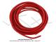 Fil bougie - Rouge - 5mm - PAVSE France (Rouleau de 5 mtres)
