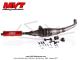 Pot d'chappement MVT SP3 S-Race - 70cc / 80cc - pour Peugeot 103 SP / MVL (bras carr) (Non homologu - Interdit sur voie publique)