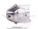 Cache variateur (Capot / Carnage / Carter) - Aluminium - 4 trous - pour Peugeot 103 SP / MVL