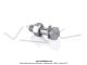 Boulon de fixation de couronne - M6x100 / lg.20 - pour mobylette Motob�cane / MBK / Peugeot