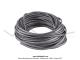 Jonc de carters lat�raux en t�le (car�nages) - PVC - Gris m�tallis� - 4,3x10mm - pour Mobylette Motob�cane SP98 / D52 / D75 (Rouleau de 25m)