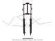 Fourche noire/chrom�e EBR pour Mobylettes MBK 51 (�28mm)