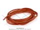 Jonc de carters lat�raux en t�le (car�nages) - PVC - Chaudron - 4,3x8mm - pour Mobylette Motob�cane / MBK / Peugeot (le m�tre)