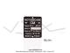 Plaque des mines pour Mobylette Motob�cane 41V (18-10-78)