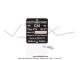 Plaque des mines pour Mobylette Motob�cane X7V (28-03-73)