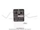Plaque des mines pour Mobylette Motob�cane X7 (29-07-70)