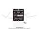 Plaque des mines pour Mobylette Motob�cane 51V (25-05-78)