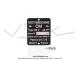 Plaque des mines pour Mobylette Motob�cane 50V (29-07-70)
