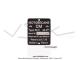 Plaque des mines pour Mobylette Motob�cane 40V (29-07-70)