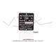 Plaque des mines pour Mobylette Motob�cane  40T (01-09-71)