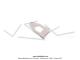Attache capot volant-magn�tique - type origine France - Blanche - pour SoleX (la pi�ce)