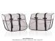 Sacoches Sporfabric S202CO Blanches Trap�ze pour SoleX Mobylette Motob�cane MBK Peugeot