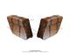 Sacoches Sporfabric S202CO Marron Trapze pour SoleX Mobylette Motobcane MBK Peugeot (la paire)