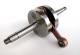 Vilebrequin (Embiellage) - Teknix - Masses pleines - Pas  droite - pour Mobylette Motobcane MBK 51 / 41 / 881 (AV10)