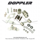 Rotule + Kit de fixation de pot d'échappement Doppler ER1 pour Mobylette Motobécane / MBK 51 (bras carré)