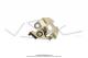 Rupteur (Vis Platines) invers pour Mobylette Motobcane Motoconfort AV92 / SP93 / SP94TT / SP95TT / AV98 / SP98 / 99Z