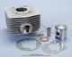 Cylindre / Piston (Kit) Polini - 39mm - 50cc - T6 -  W  - refroidissement par air - pour Mobylette Motobcane / MBK 41 / 51 / 881 (AV10)