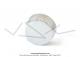 Cuvelage de clignotant Chrom (support cylindrique) - Officiel Motobcane - pour Mobylette Motobcane Motoconfort MBK (montage rigide)