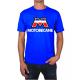 T-shirt Bleu avec logo tricolore  MOTOBECANE  - Taille XL