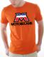 T-shirt Orange avec logo tricolore  MOTOBECANE  - Taille L