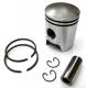 Piston 38.99mm (Jupe ouverte) - (Transval) pour Mobylette Motobcane Motoconfort MBK (AV7 / AV10)