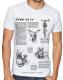 T-shirt blanc  Type 45cc - 4 vues  - Taille L