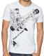 T-shirt blanc  Eclat Moteur S 3800  - Taille M