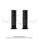 Poignes de guidon (Revtement) noires - PVC - Domino - Lg. 120mm (la paire)