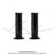 Poignes de guidon (Revtement) noires - Caoutchouc - Domino - Lg. 120mm (la paire)