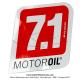 Autocollant Malossi 7.1 Motor Oil - Lg. 8,5cm