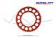 Couronne Bidalot - Aluminium 7075 Zicral - 78 dents - 415 - 8 trous - 176mm - Anodise Rouge