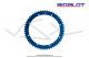 Couronne Bidalot - Aluminium 7075 Zicral - 56 dents - 415 - 8 trous - 176mm - Anodise Bleue