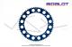 Couronne Bidalot - Aluminium 7075 Zicral - 64 dents - 415 - 8 trous - 176mm - Anodise Bleue