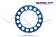 Couronne Bidalot - Aluminium 7075 Zicral - 68 dents - 415 - 8 trous - 176mm - Anodise Bleue