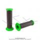 Poignes de guidon (Revtements) - NoEnd - Smooth - Noir / Vert fluo