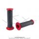 Poignes de guidon (Revtements) - NoEnd - Smooth - Noir / Rouge