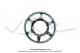 Couronne int.94mm - 56 dents - camb. 12mm - pour Mobylette Motobcane Motoconfort MBK 51 / Roue  btons