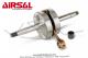 Vilebrequin (Embiellage) Airsal - T6 - Masses pleines - Pas  droite - pour Mobylette Motobcane / MBK 51 / 41 / 881 (AV10)