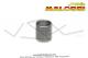 Bague de centrage de carters moteur Malossi pour Peugeot 103 SP / SPX / RCX et carters Malossi MG / MVR (Comptition)