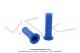 Poignes de guidon (Revtement) - Bleues - PVC - Domino - Lg. 122mm (la paire)