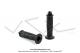 Poignes de guidon (Revtements) - Domino - pour Mobylette MBK 51 Magnum Racing XR