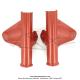 Supports de phare - Chaudron - pour Mobylette Motobcane / MBK 89 dernire gnration / 881B (la paire)